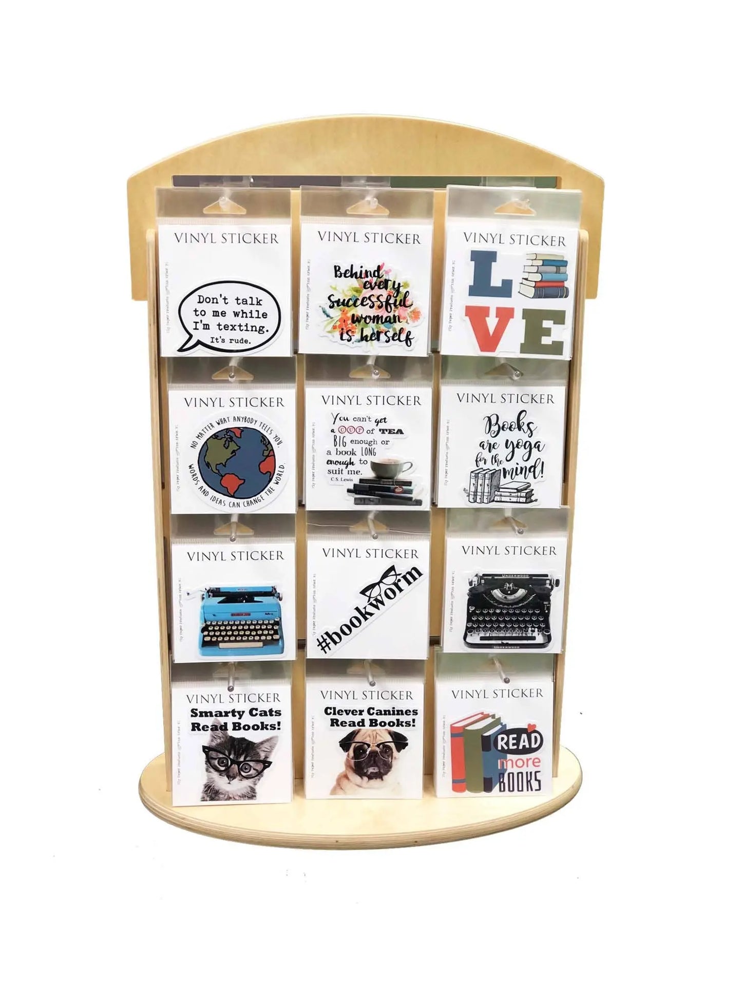 Burn Candles Not Books Vinyl Sticker Banned Books Fly Paper Products