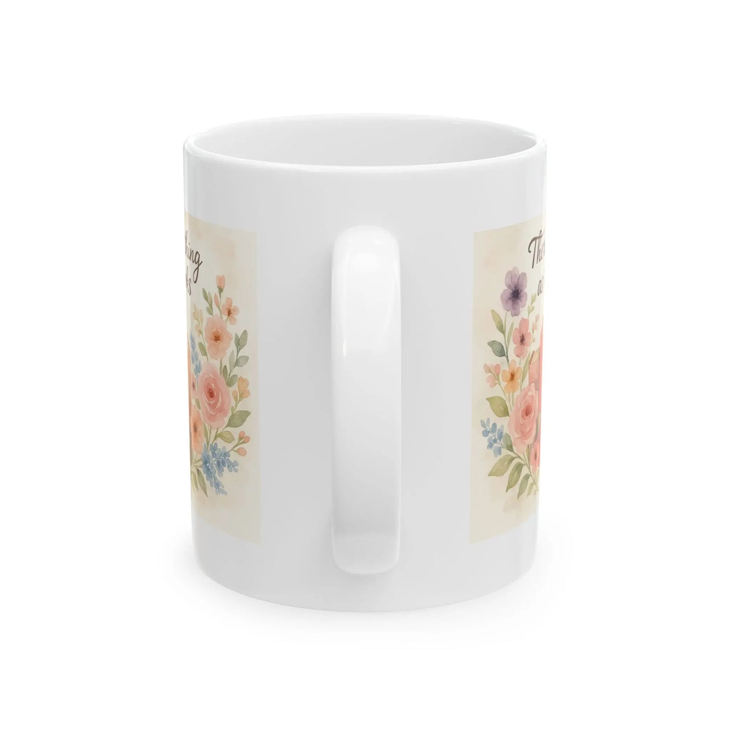 Floral Book Lovers Mug, Coffee Cup, Gift for Readers, Inspirational Quotes Mug, Book Lover Gift, Tea Mug, Home Decor Printify