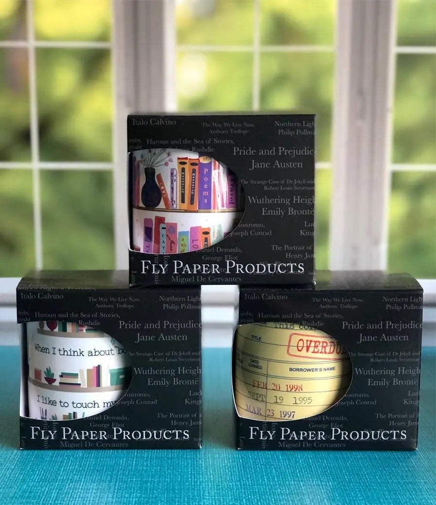 The Power of a Girl With a Book Mug - Quote by RBG Ginsburg Fly Paper Products